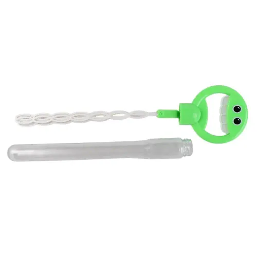 Handheld Bubble Wand Smiling Face Bubble Stick Blower Maker For Children Outdoor Activity Fun Soap Blowing Bubble Tool