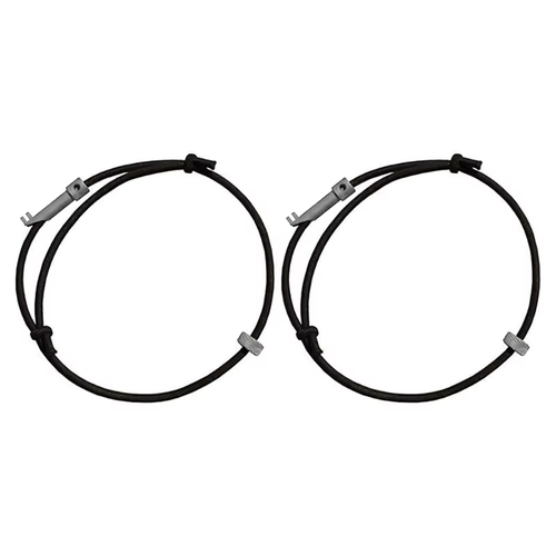 2pcs Tungsten Carbide Car Emergency Escape Bracelet (Tempered Glass Breaking Tool) — A Practical Gift for Family and Friends