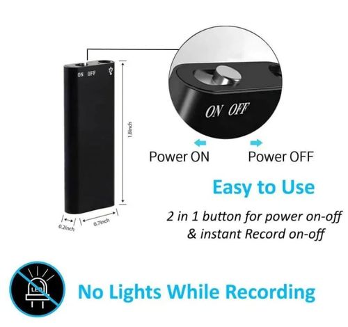🔥While Supplies Last 50% OFF!🎉8GB Mini Voice Recorder: Capture Every Sound with Smart, Compact Precision 🎙️