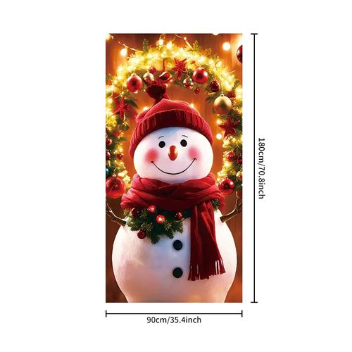 Santa Claus Party Decoration Banner Door Banner