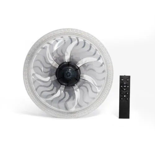 Rotatable 2in1 Ceiling Fan with Remote Control Lighting Lamp E27 Converter Base Lighting Base Bedroom Living Room