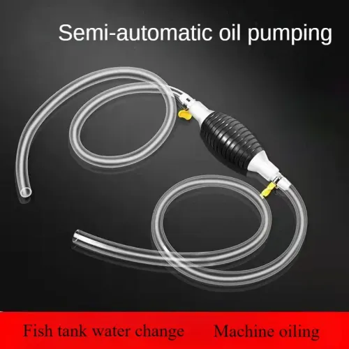 2M Universal Car Fuel Pump Kit DIY Cut Pipe Manual Hand Suction Pipe Pumping Durable