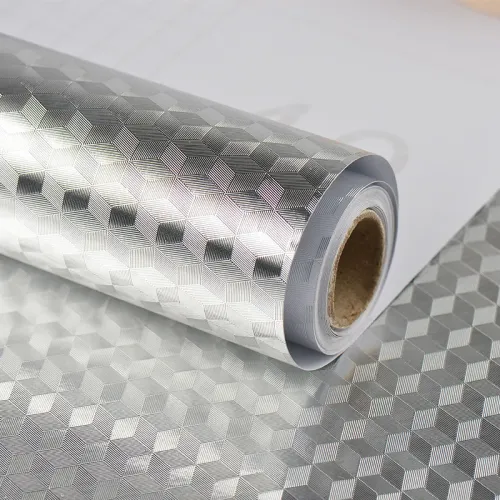 Kitchen wall stickers self-adhesive aluminum foil anti-oil wall stickers suitable for countertops drawers cabinets shelves line