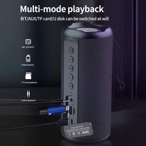 Zealot S46 Wireless Bluetooth Speaker Super Loud Waterproof