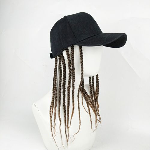 Braided Wig Baseball Cap -Snapback Hat with AttachedDreadlock Braids