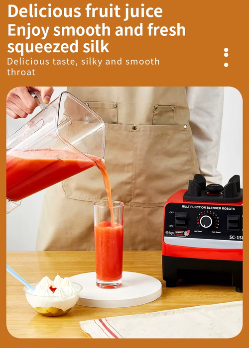 2000W Heavy Duty Commercial Blender Fruit Mixer Juicer Food Processor Ice Smoothies Blender High Power Juice maker Crusher 220V