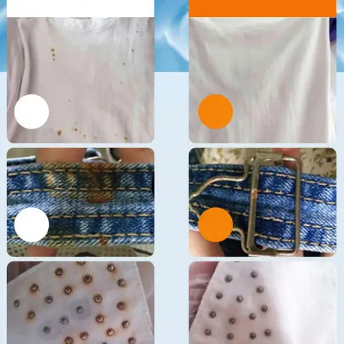 3PCS Fabric Rust Cleaner Professional Multifunctional Stains Remover Cleaning Liquid Laundry Cleaner Solution Convenient Clothing