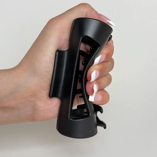 4-piece set of Women's cylindrical silicone hair claws