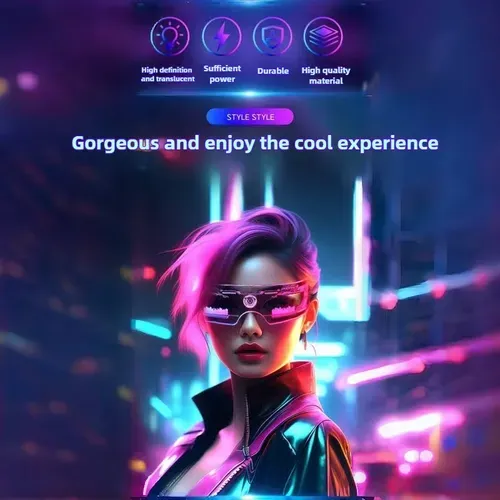 Cyberpunk LED Luminous Glasse