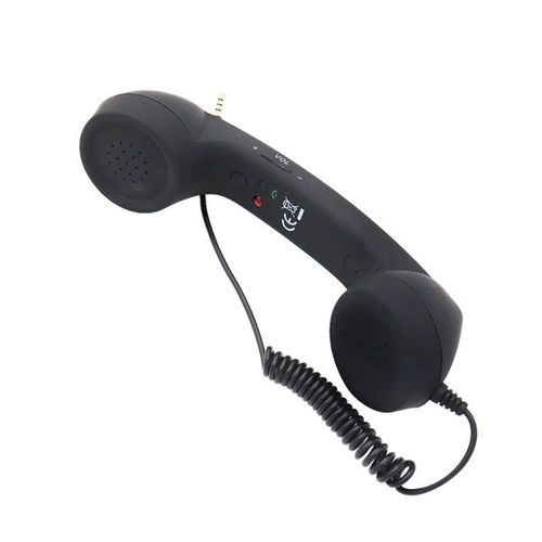 Type-C Retro-style communication device Fun handset-shaped earphone