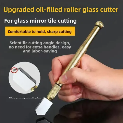 3pcs Glass Diamond Cutting Tool with Anti-Slip Handle Glass Cutter For Cutting Glass Diamonds Minerals And Hard Surfaces