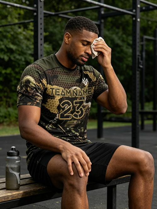 Advanced men's short sleeved shirt