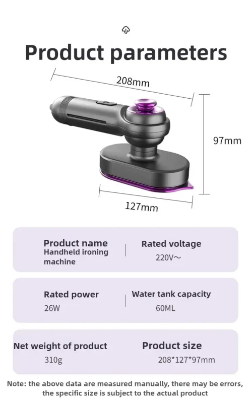 Steamer Ironing Machine Travel