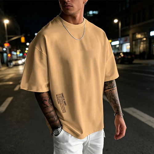 ⏳Time-Limited Special⏰Urban Cotton Blend Tee – From Day to Night
