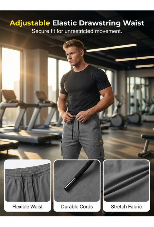 👖 50% OFF NOW! 🧵 Men's Cotton Cargo Tactical Trousers – Multi-Pocket, Durable Fabric & Perfect for Outdoor & Daily Wear 🏕️
