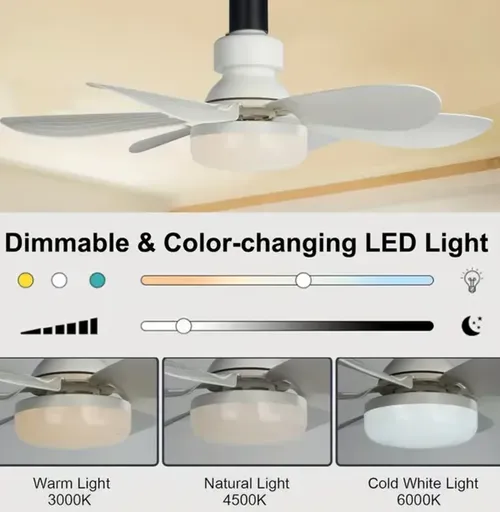 🔥LAST DAY 49% OFF🔥2-in-1 Socket Fan Light