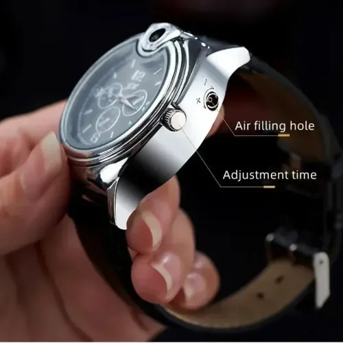Accurate timekeeping, watch, inflatable lighter