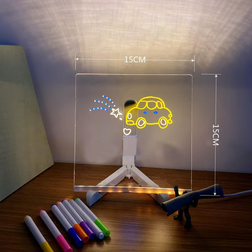 Gifts  - LED Note Board with Colored Pens