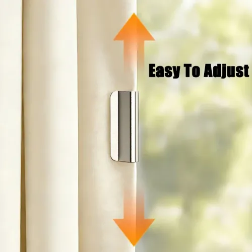 5 pairs  Strong Magnetic Curtain Clips for Prevent Light Leaking Keep Curtain Closed for Home Bedroom Office Curtain Draperies