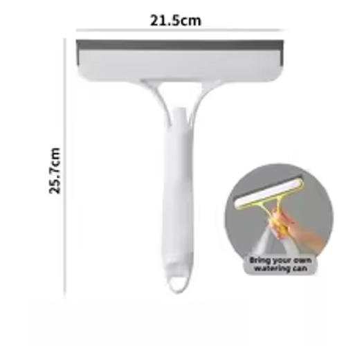 Household multi-function glass cleaning mirror with watering can 3-in-1 glass scraper window scraper