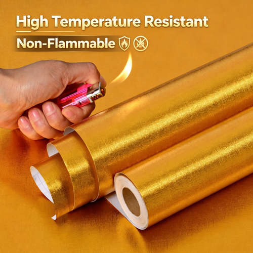 300cm*120cm Gold foil self-adhesive paper waterproof and high temperature resistant