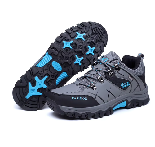 New men's sports hiking shoes 2026 men's anti slip training shoes leather outdoor