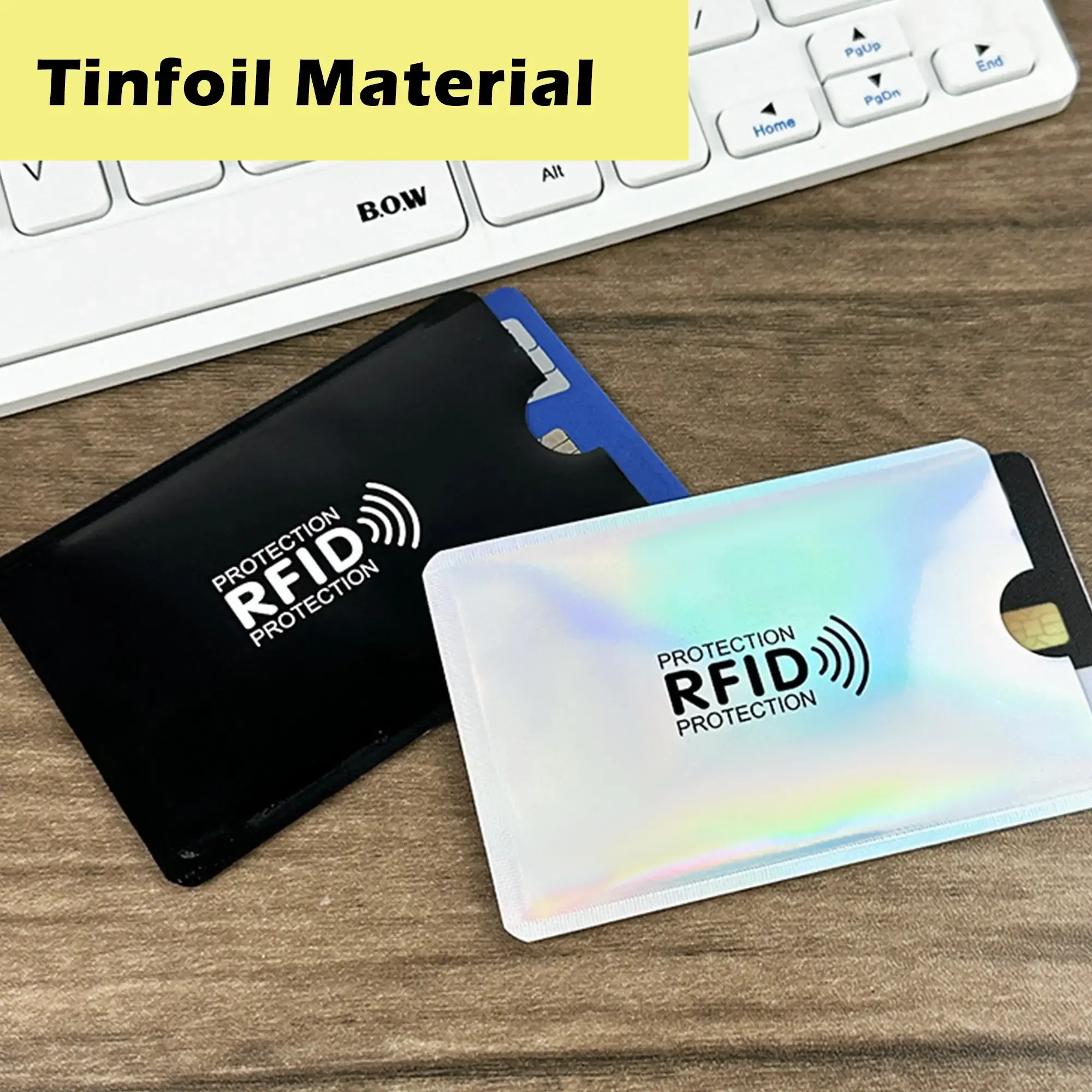 8 pieces RFID Blocking Sleeves – Protect Your Cards from Electronic Theft