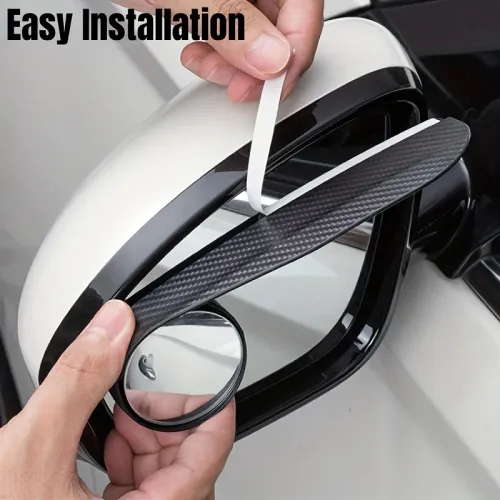 2-Pack Car Rain Guard with Rearview Mirror
