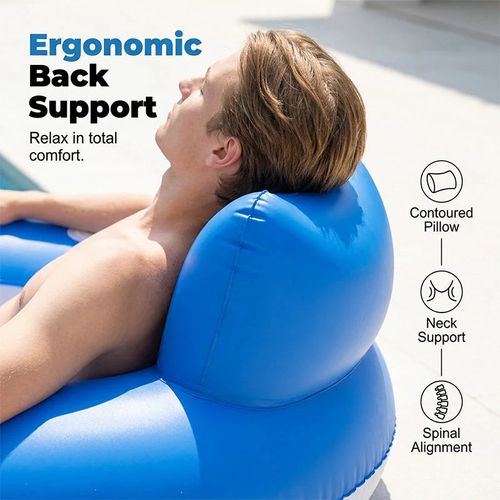 Luxury floating electric inflatable float - lithium battery charging model