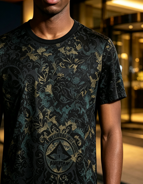Men Retro Graphic Short Sleeve T-Shirt