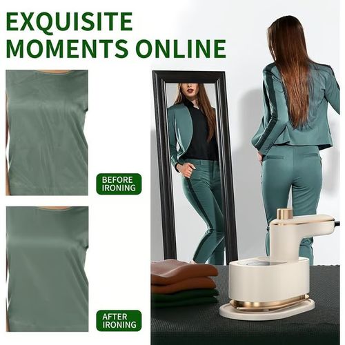 Say Goodbye to Wrinkles - Mini Travel Iron for Clothes