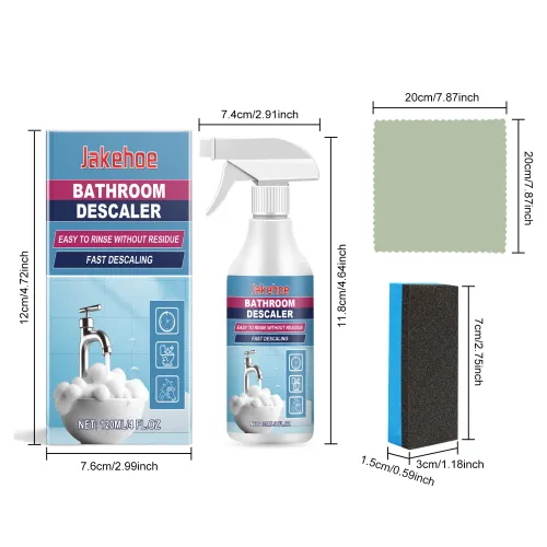 D8KF Bathroom Descaler Foam Cleaner, Upgrade Powerful Bathroom Descaler Foam Cleaner All Purpose Rinse Cleaning Foams for