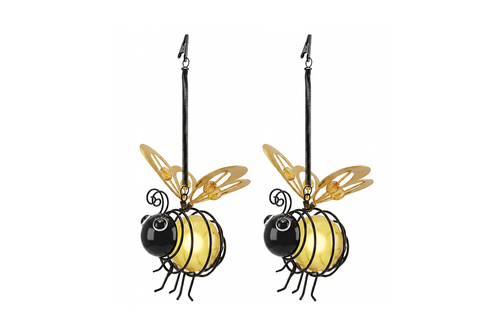 Solar-Powered Hanging Bee Light