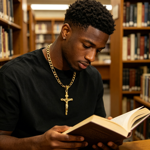 🔥 50% off! ⏰ Gold cross pendant necklace ✝️✨