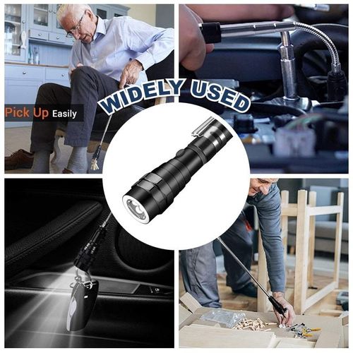Time-Limited Special⏰Multifunctional Magnetic Telescopic Flashlight – Extendable, 360° Gooseneck, Super Bright 🛠️