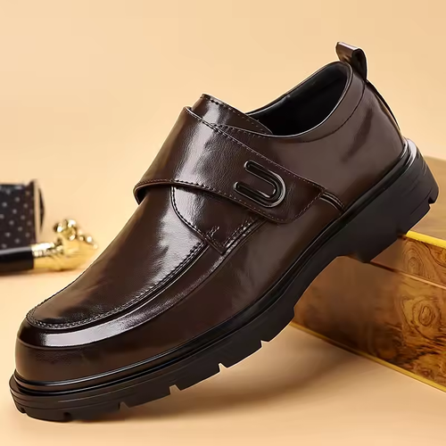 Men British Style Business Leather Shoes New  2026, Trend Soft Thick Sole Non-slip Durable All-match Casual Footwear