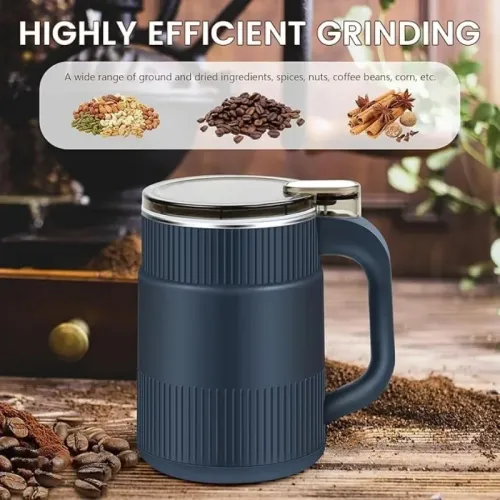 Electric Coffee Grinder Stainless Steel Multifunction Mill Household Spice Powder Grinding Maker Small Wall Breaker Easy Clean