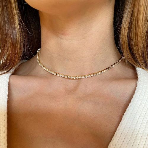 Tennis Necklace + Free Bracelet