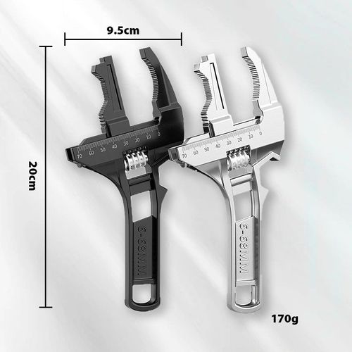 Reversible Sink Wrench With 6-70mm Jaw Opening