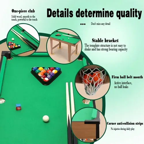 Educational fun billiards game desktop billiards education mini desktop billiards table