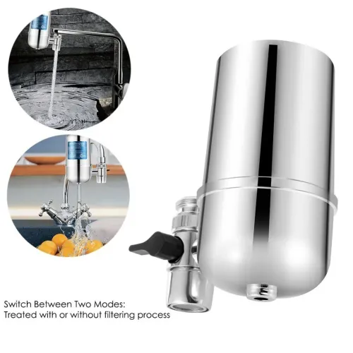 Faucet Water Filter Faucet Mount Water Filtration System Household Kitchen Water Purifier