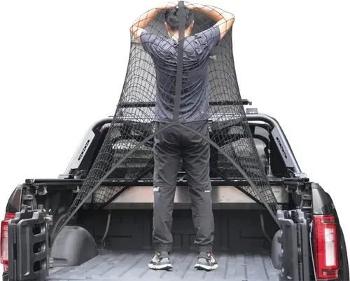 Pickup Truck Cargo Net – Trunk Storage and Securing Net
