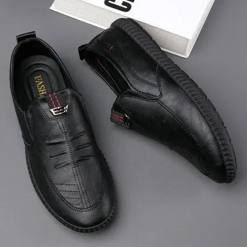 Business Leather Shoes Moccasin Shoes Breathable Men's Casual Loafers Comfortable Shoes for Men Summer Men's Sneakers
