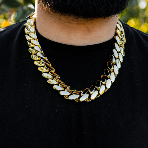 Handmade Cuban Link Necklace and Bracelet