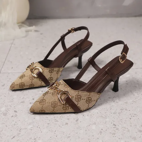 2026 new pointed slim heel high-heeled sandals