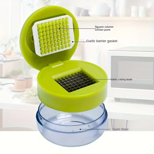 1Pc Manual Garlic Press Crusher Mincer Ginger Squeezer Kitchen Accessories Gadgets Tools Home Cooking Camping BBQ Chopper