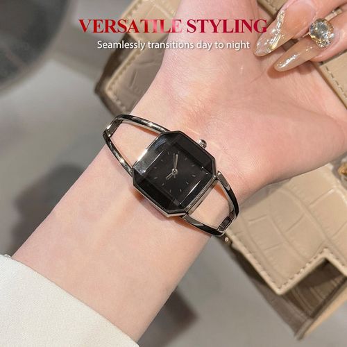 Fashion square dial quartz watch