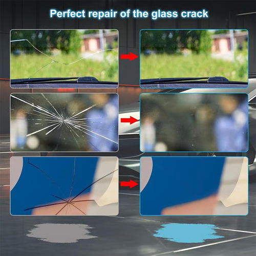 2-Bottle Windshield Crack and Chip Repair Kit