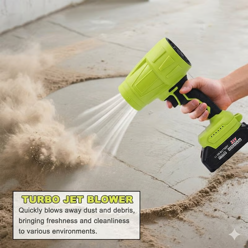 🚀🏆2026 Turbo Jet Blower,Leaf Blower(Includes One Battery and One Charger)