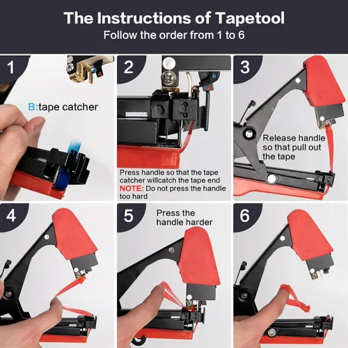 Branch Tying Machine Grape Tomato Cucumber Vine Tying Gun Orchard Garden Tying Tool